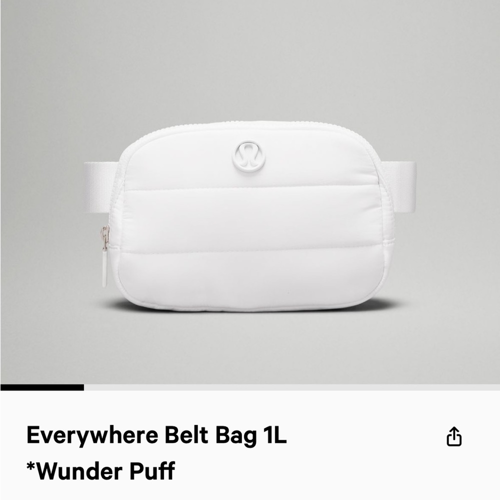 Lululemon everywhere belt bag 1L wunder puff